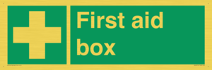 first aid box